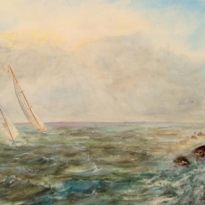 Marine à voile